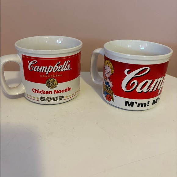 Campbell's Red and White Soup Mugs - Picture 1 of 4